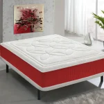 Materasso Singolo 90x200 in memory foam, altezza 25 cm, 5 cm di memory foam, 11 zone di comfort