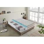 Materasso Matrimoniale 200x200 800 molle e Memory Foam - 9 zone differenziate - sfoderabile - alto 25 cm