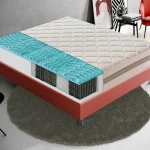 Materasso Piazza e Mezza 120x190 900 Molle insacchettate e memory foam 9 Zone differenziate Altezza 22 cm