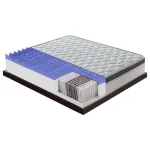 Materasso Matrimoniale 200x200 a molle insacchettate e memory foam  13 zone di comfort  Alto 27 cm - Image 5