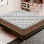 Materasso Singolo 80x200 a molle insacchettate, 5 cm memory foam, ortopedico, 1600 molle insacchettate, 9 zone di comfort