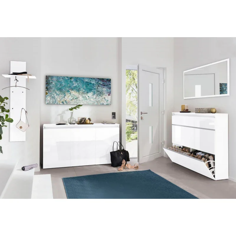 Specchiera Coro 120X60 Colore Bianco Lucido - Image 5