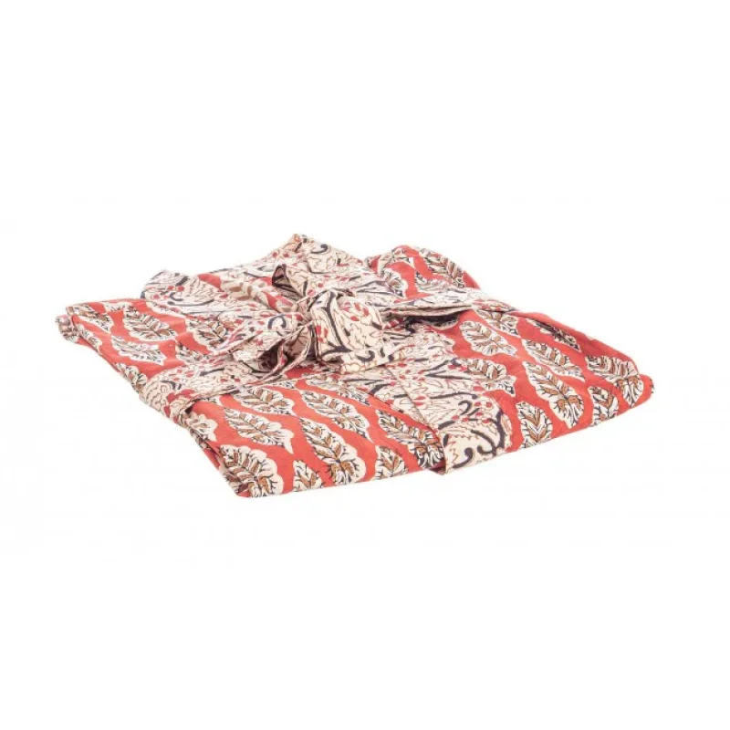 3x Kimono rosso con foglia e fiore - taglia unica - Image 3