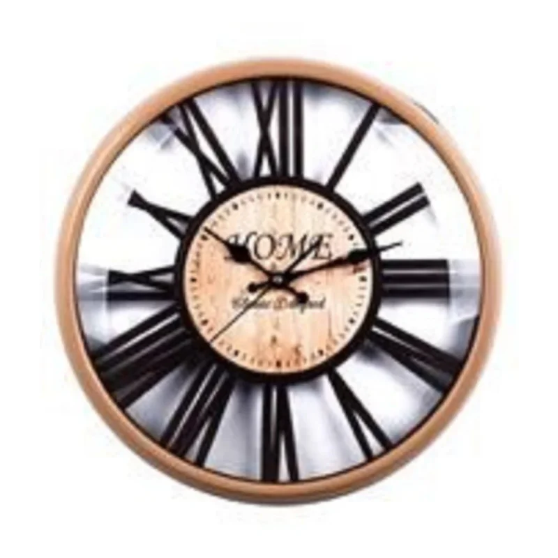 Orologio Parete Tondo In Plastica 41cm Vintage Retro 2 Modelli Assortiti 5661110 - Image 3