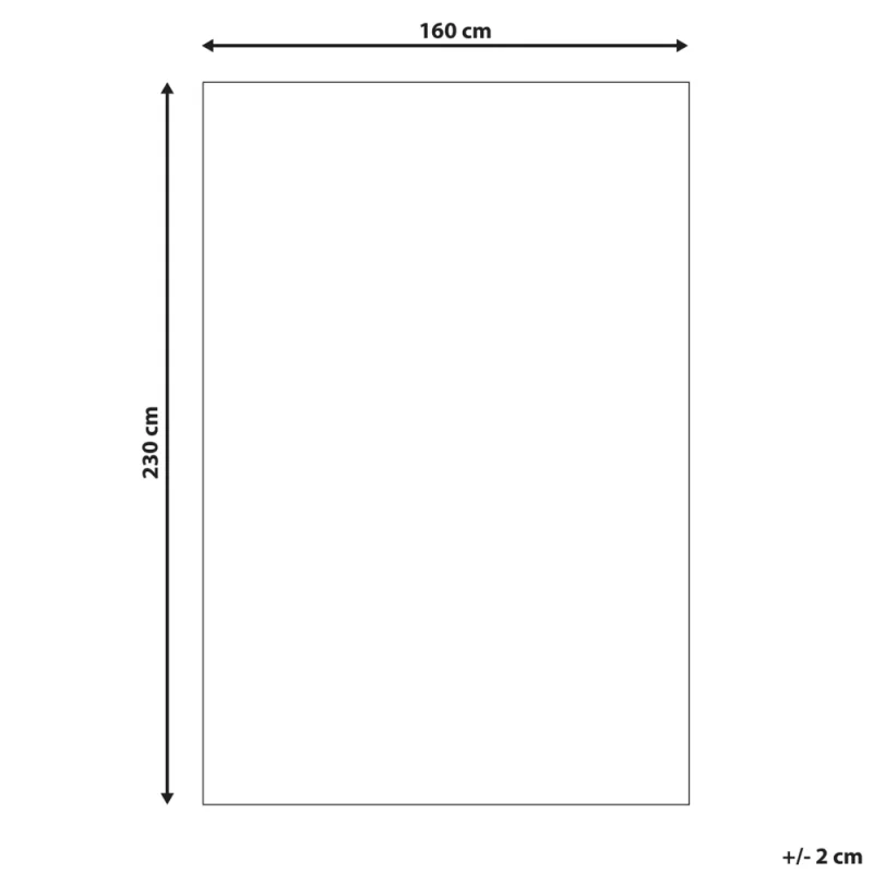 Tappeto in iuta intrecciata naturale in stile bohèmien con motivo intagliato 160 x 230 cm beige soggiorno camera da letto - Image 5