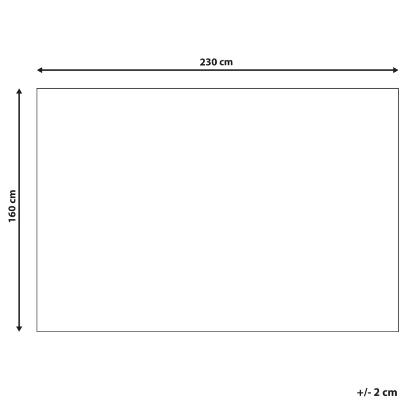 Tappeto blu multicolore 160 x 230 cm stampa 3d con a pelo corto moderno - Image 3