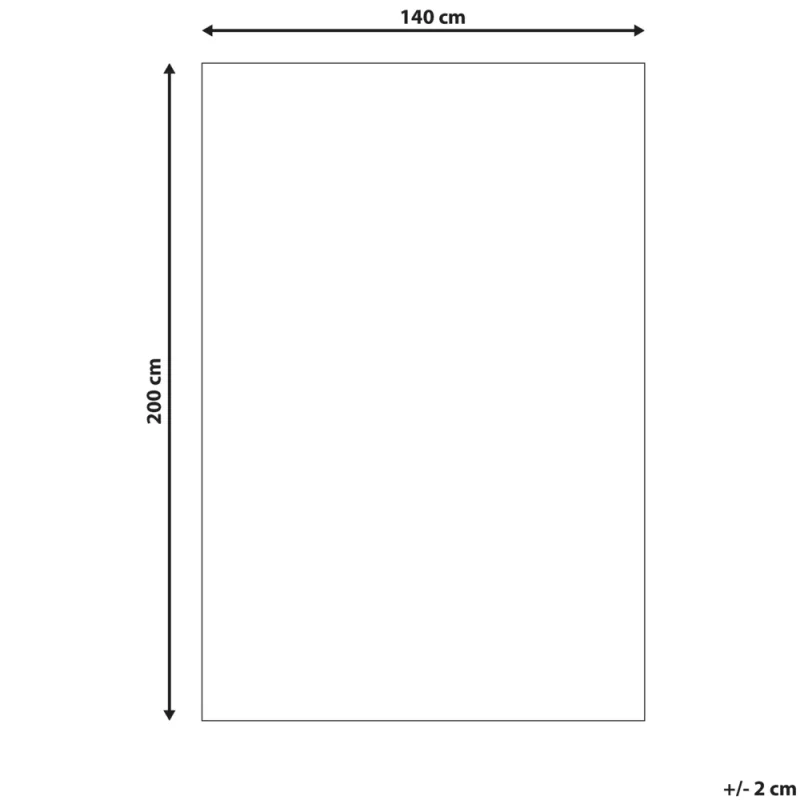 Tappeto orientale soggiorno rettangolare fatto a mano 140 x 200 cm Multicolore - Image 5
