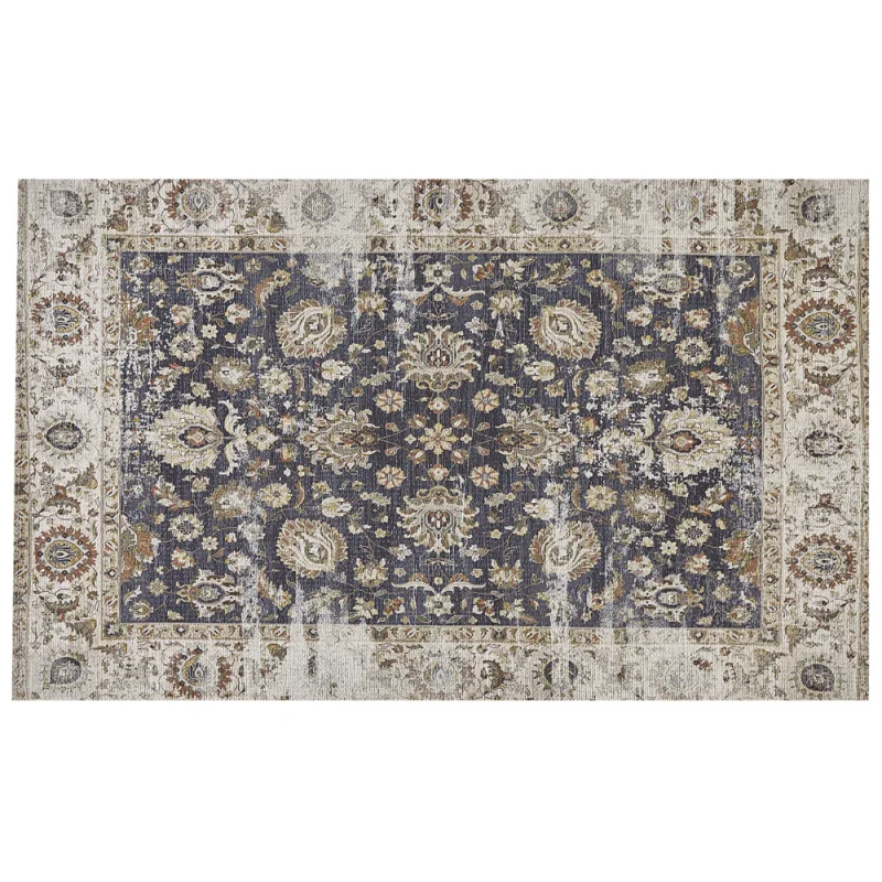 Tappeto orientale soggiorno rettangolare fatto a mano 140 x 200 cm Multicolore - Image 6