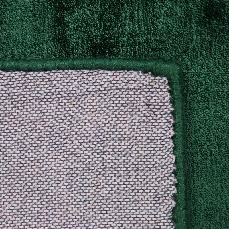 Tappeto tappetino di colore Verde Viscosa 140 x 200 cm trapuntato pelo corto in stile Moderno - Image 3