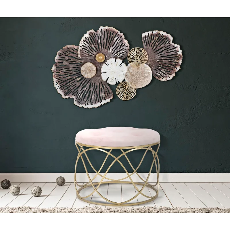 Pannello decorativo 3D in metallo multicolore cm 97,2x8x58 - Image 5