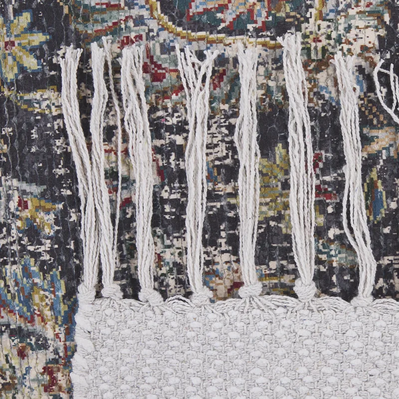 Tappeto orientale soggiorno rettangolare floreale 140 x 200 cm Multicolore - Image 3