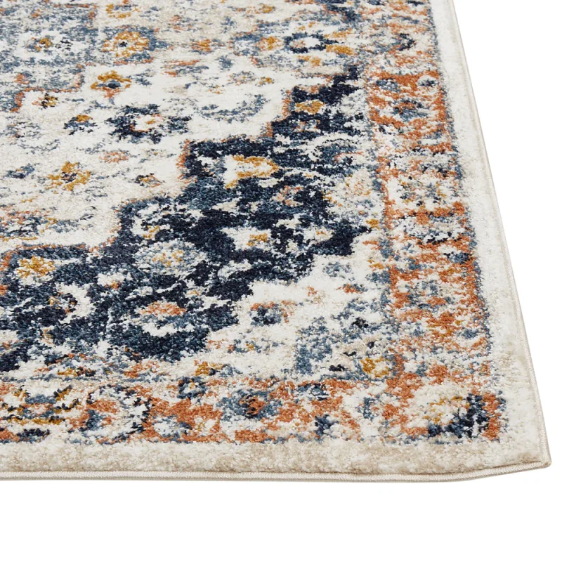 Tappeto poliestere multicolore 200 x 300 cm stile orientale soggiorno camera da letto - Image 6