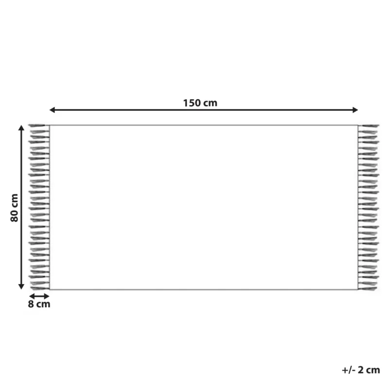 Tappeto kilim in lana multicolore fatto a mano orientale 80 x 150 cm nappe soggiorno camera da letto - Image 5