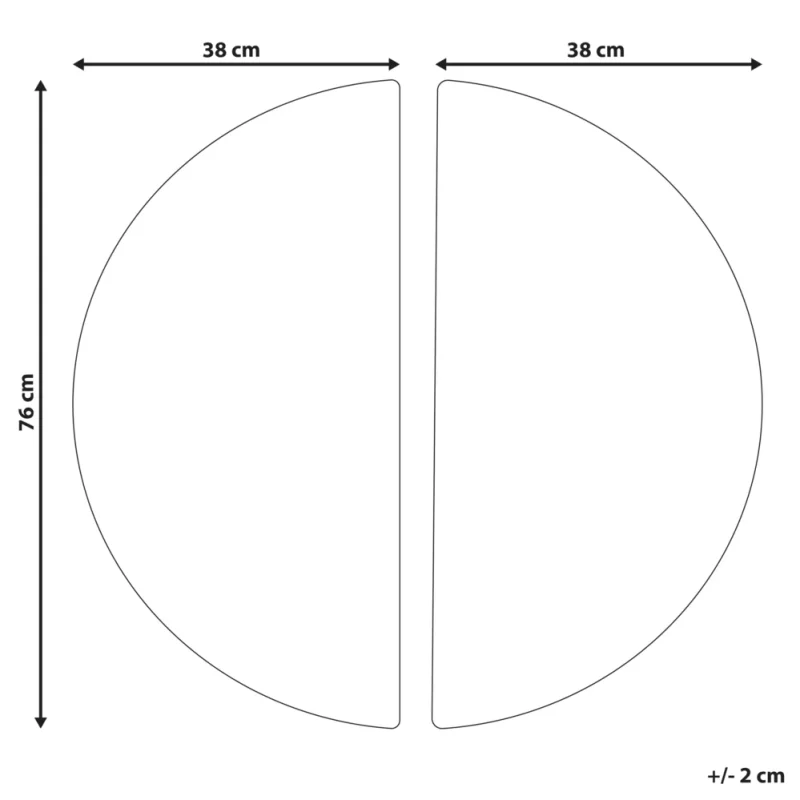 Decorazione murale geometrica in bianco e nero con motivo a semicerchi di vetro Modernamente minimalista - Image 5