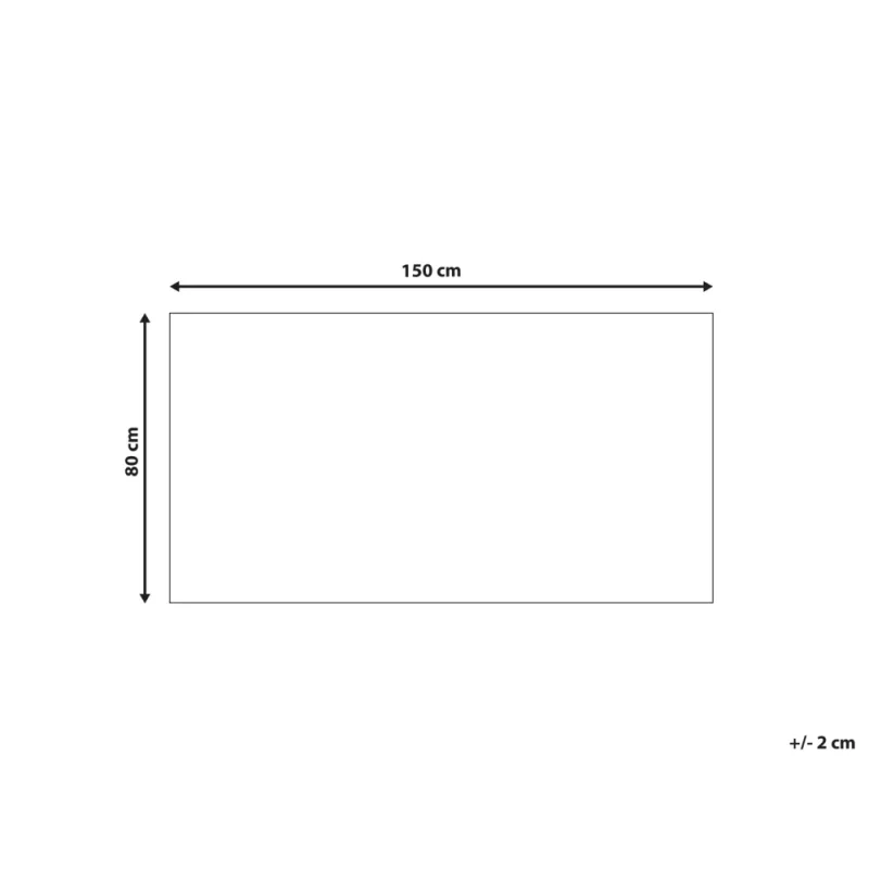 Moderno Tappeto da Soggiorno Rettangolare in Viscosa 80 x 150 cm di colore Beige stile contemporaneo - Image 5