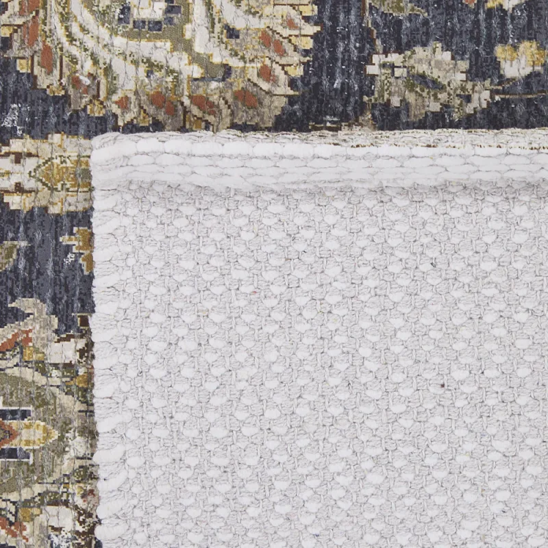 Tappeto orientale soggiorno rettangolare fatto a mano 150 x 230 cm Multicolore - Image 3