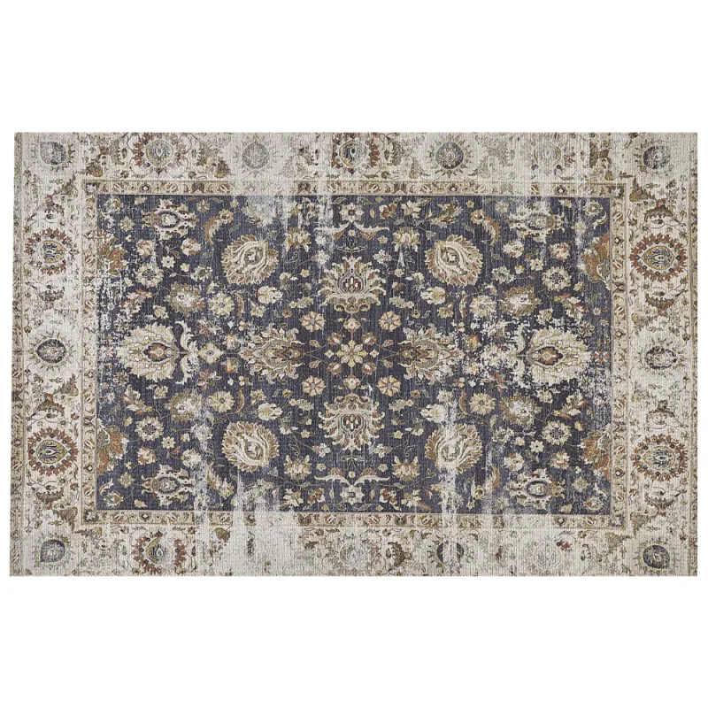 Tappeto orientale soggiorno rettangolare fatto a mano 150 x 230 cm Multicolore - Image 6