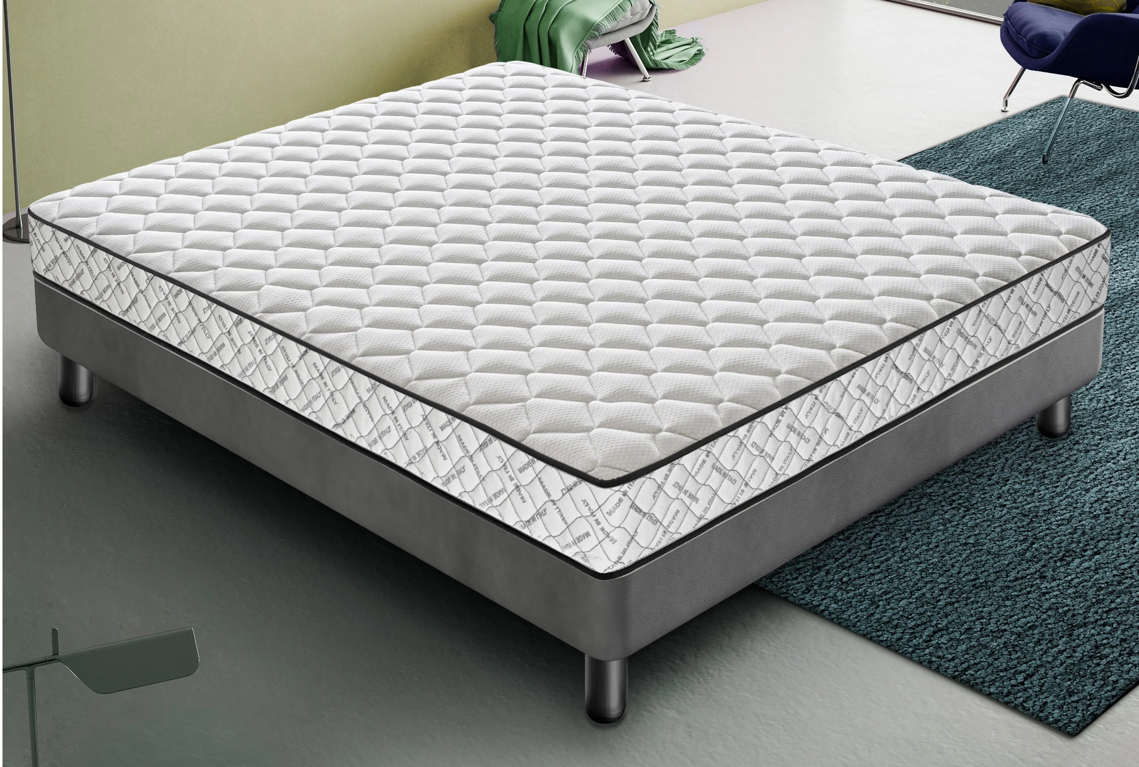 1ee79bf049ef3035a332ff69d6b6a2753fbeb4c95e53244232d3087c57a69354.webp Materasso memory 80x200 Memory Foam - Altezza 20 cm - Ortopedico - Rigidit?? H3 Made in Italy - Image 1