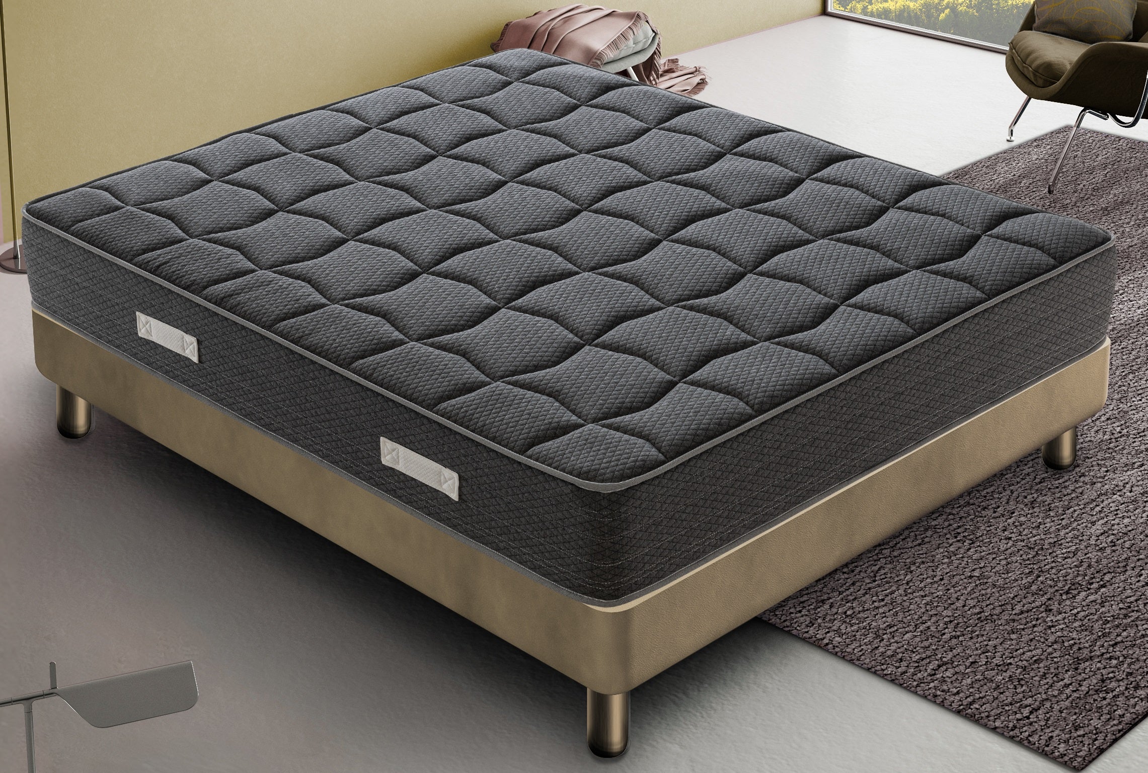 3531144b023628251766efcba1a707ba4efc960c8b7e8d0cfbc96e5390f73ff0.jpg Materasso 80x200 Memory Foam - Altezza 20 cm - Ortopedico - Rigidit?? H4 ?C Blackmoon - Image 1