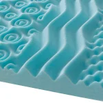 Topper 140x190 in memory foam 5 cm con rivestimento in aloe vera sfoderabile - 9 Zone di Comfort - Image 4