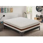 Materasso Singolo 90x200 in memory foam, altezza 28 cm, 5 cm di memory foam, anatomico, elastico e indeformabile