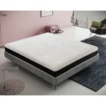 Materasso Matrimoniale 160x200 a molle insacchettate, memory foam, alto 25 cm, ortopedico, elastico e indeformabile, 13 zone di comfort