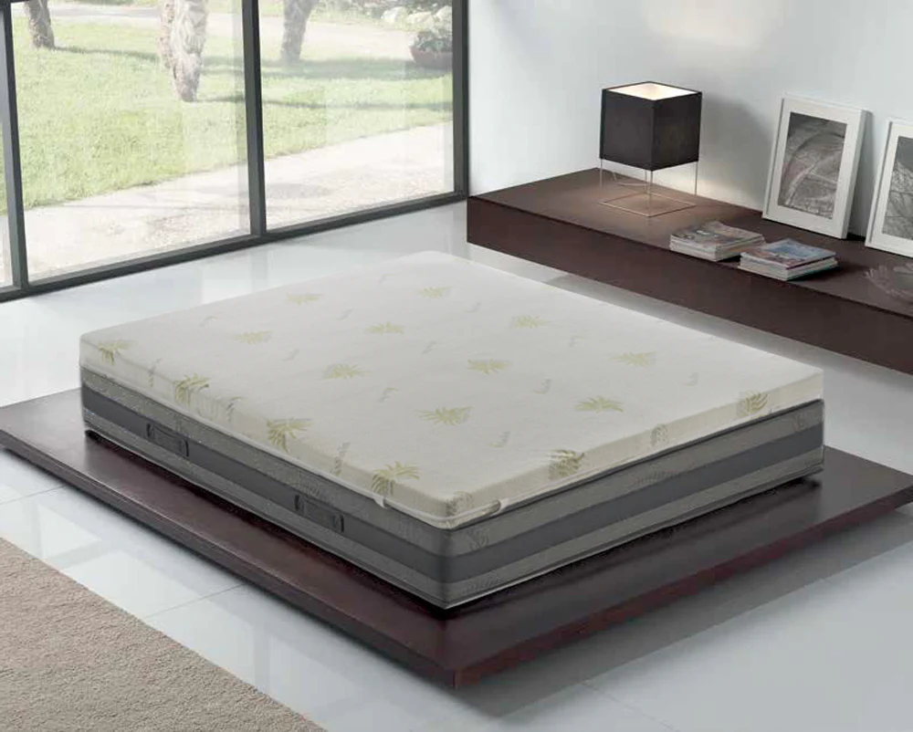 8b844c51162841b8c626672ede134c39d3d6fcde2c904801c3ccfcef17917536.webp Topper 90x200 in memory foam 5 cm con rivestimento in aloe vera sfoderabile - Image 1