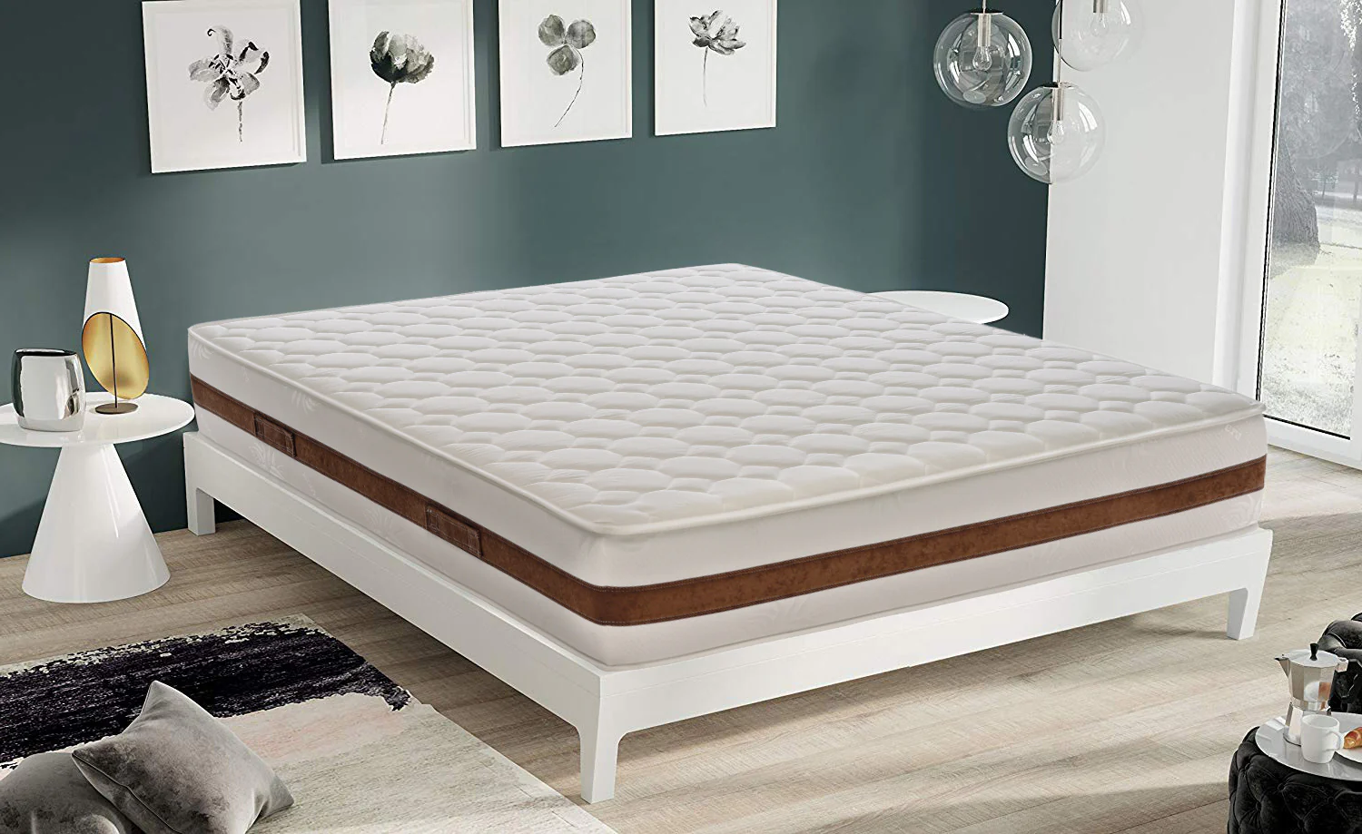 939ca2dc9050ea3d469f45a6175b2ac443f82503bf85bf1c23a252f131187e28.webp Materasso Singolo 80x200 in Memory Foam, 5cm di Memory Foam, Alto 22 cm - Image 1