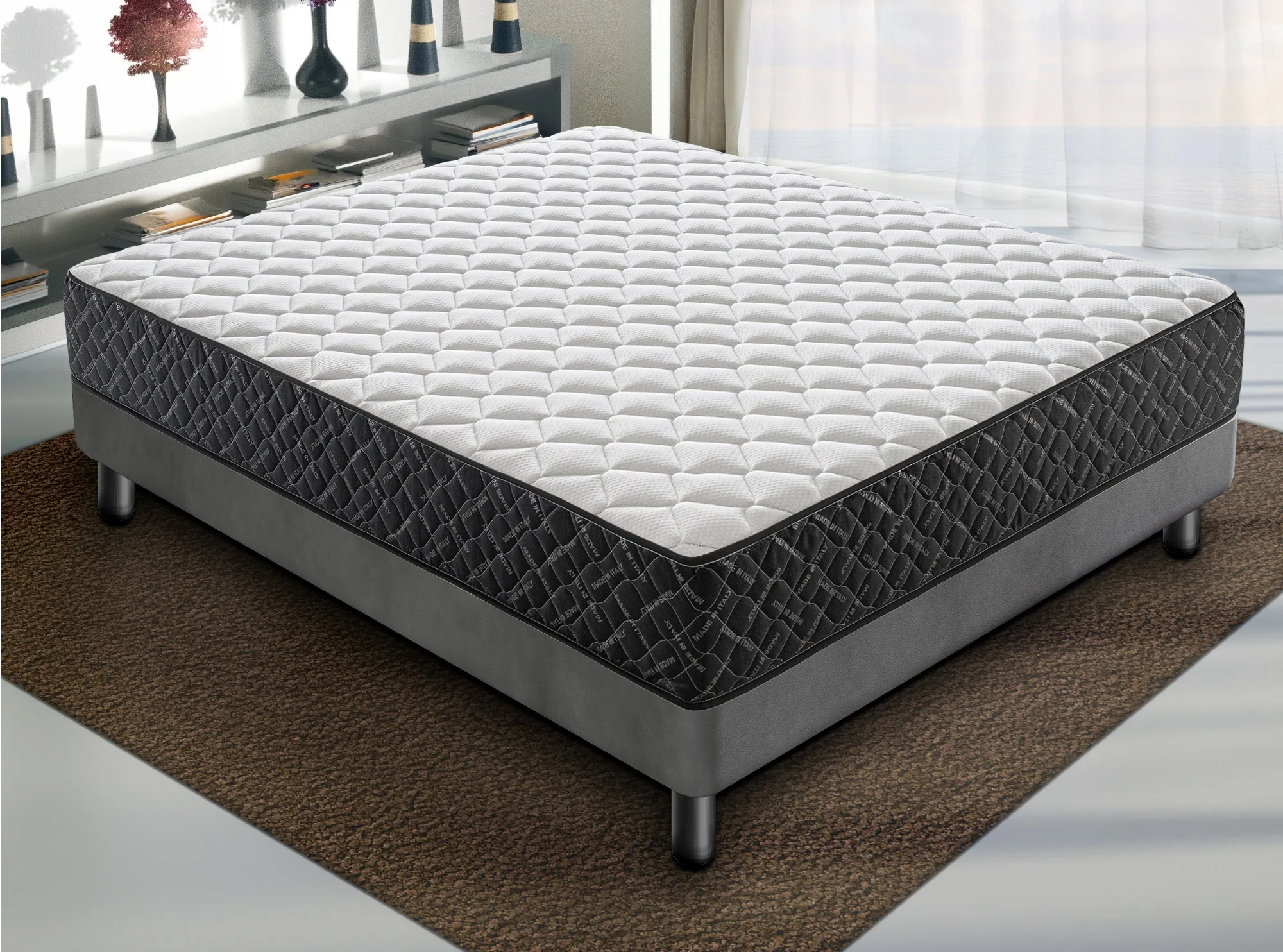 96a6b940192367a3eb5bffe0c7efeb58cbb3cc332504afa94cf79d72764a5d65.webp Materasso memory 80x200 Memory Foam - Altezza 30 cm - Ortopedico - Rigidit?? H3 Made in Italy - Image 1