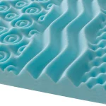 Topper 90x200 in memory foam 5 cm con rivestimento in aloe vera sfoderabile - 9 Zone di Comfort - Image 4