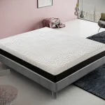 Materasso Piazza e Mezza 140x200 a molle insacchettate, memory foam, alto 25 cm, ortopedico, elastico e indeformabile, 13 zone di comfort
