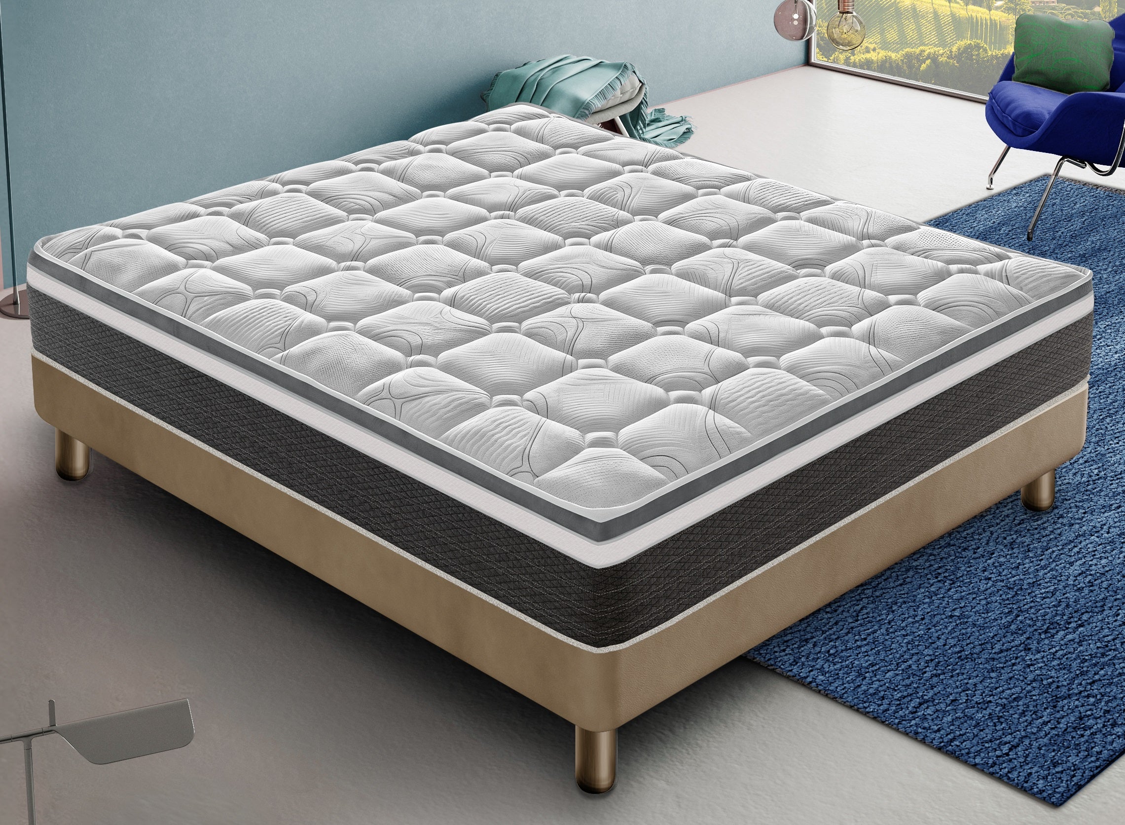 c3a0b9e9ac6f58b45b93b67b04c5dfaa5a0adcb9c032b8d908d74ebfedaf490e.jpg Materasso 90x200 in Memory Foam - Altezza 30 cm - Ortopedico - Rigidit?? H4 ?C Modello Anna - Image 1
