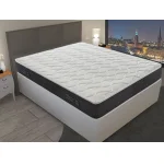 Materasso Singolo 90x190 in Memory Foam, Alto 20 cm, 11 Zone di Comfort