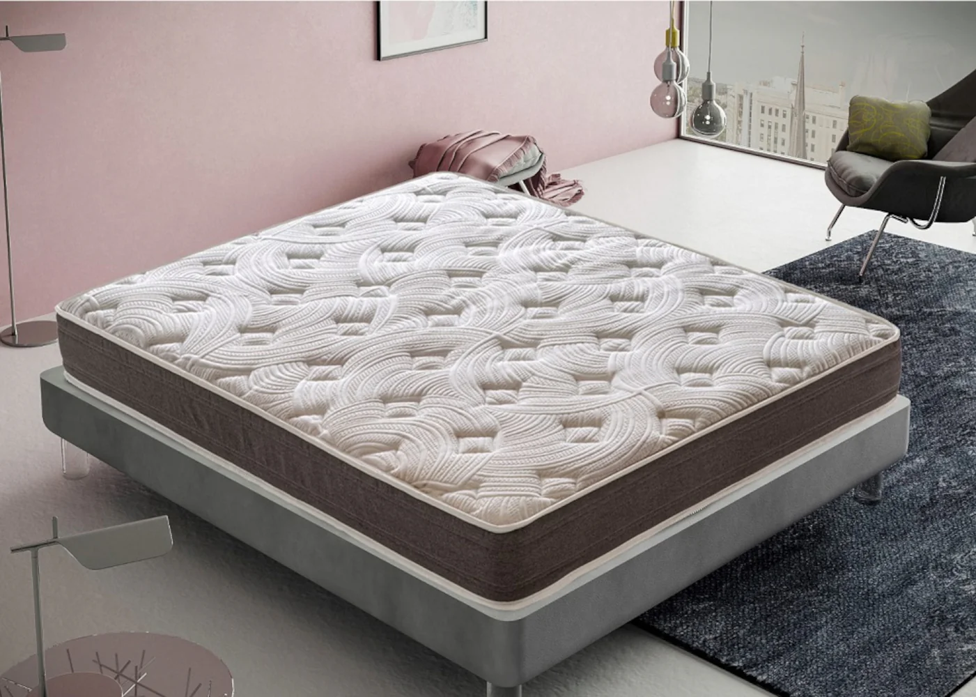 cb7e8fb7b3ddbc834dc55225e14e6643ff08eb2db2fbe3f1ab7dd018fc0fa3ec.webp Materasso Piazza e Mezza 120x200 in Memory Foam - Alto 15 cm 13 Zone di Comfort - Rigidit??? H3 - Ortopedico - Image 1