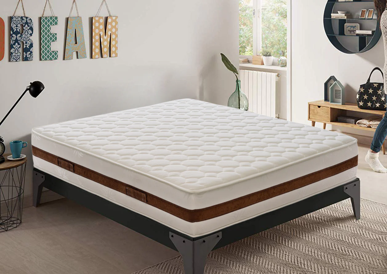 f3ee6e6ea782c21bcf3d20fbc31856b09bd98597efe08d814ba8beb47e42beec.webp Materasso Matrimoniale 200x200 in memory foam, altezza 28 cm, 5 cm di memory foam, anatomico, elastico e indeformabile - Image 1